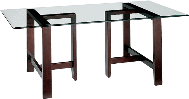 Burbank Glass Dining Table - Glass Dining Table Png (648x432), Png Download