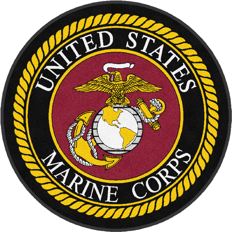 Marines Seal Png Vector Free Stock - Usmc Emblem (800x800), Png Download