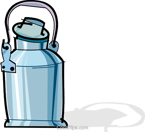 Milk Jug Royalty Free Vector Clip Art Illustration - Milchkanne Clipart (480x437), Png Download