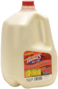 Milk Plains Dairy Milk Jug - Plains Dairy Vitamin D Milk, 1 Gal (750x350), Png Download