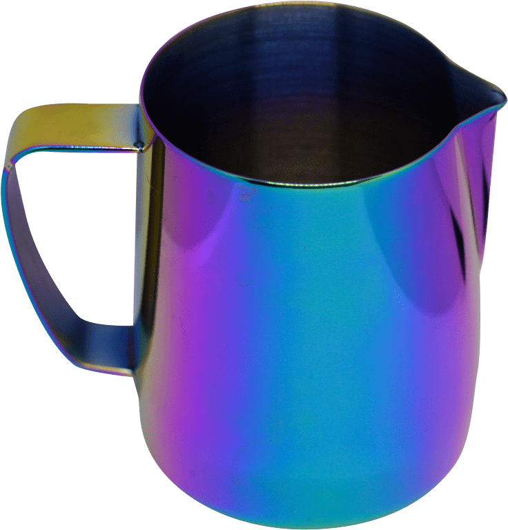 Titanium Multicolor Latte Art Pitcher - Jug (1620x1080), Png Download