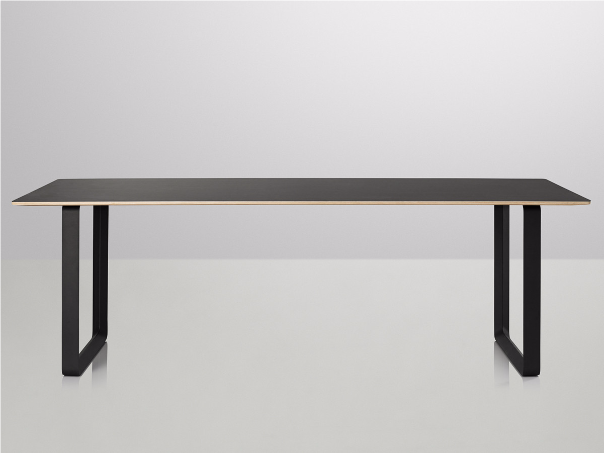 Mutual Dining Table - Muuto - 70/70 Table 255 X 108 Cm / Black (1200x1200), Png Download