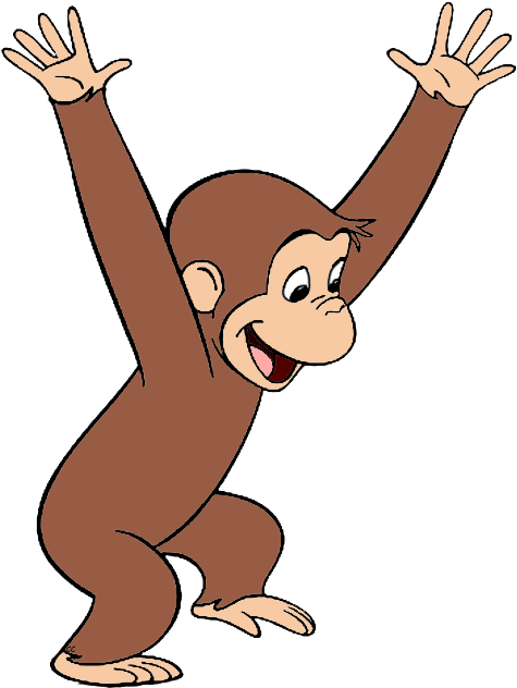 More From My Site - Curious George Png (486x641), Png Download