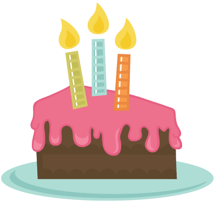 Slice Of Cake Svg File Cake Slice Svg File Birthday - Slice Of Cake Clip Art (432x432), Png Download