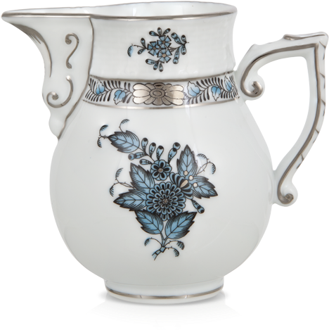 Herend Apponyi Turquoise Milk Jug - Herend Chinese Bouquet Blue Small Seder Bowl Zeroa (630x630), Png Download