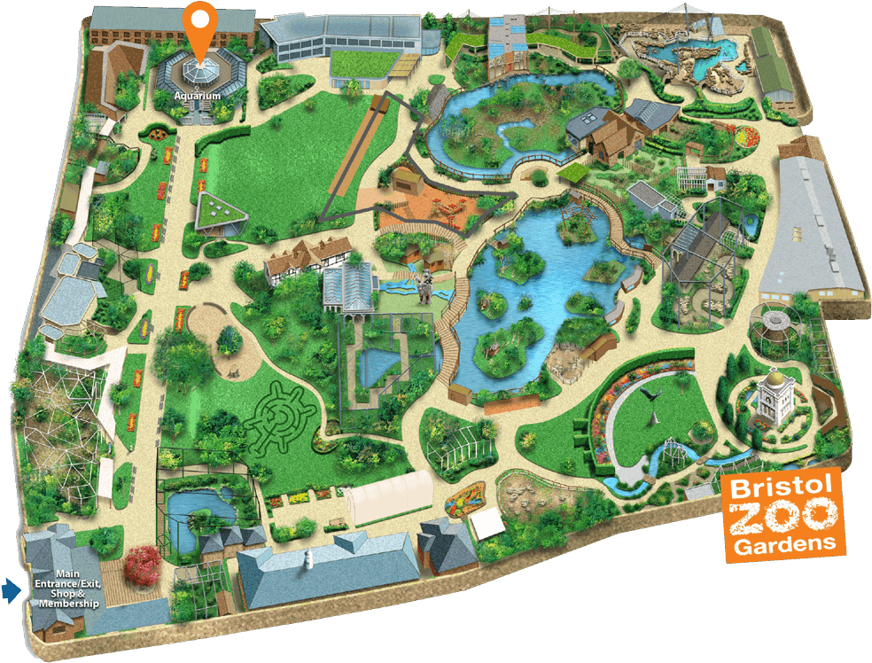 Download Bristol Zoo Map 2018 Full Size PNG Image PNGkit