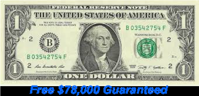 Just One Dollar - Much Money Does Bill Gates Make (640x480), Png Download