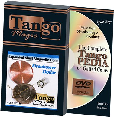 Expanded Shell One Dollar Eisenhower Magnetic By Tango - Expanded Half Dollar Head Tango (400x400), Png Download