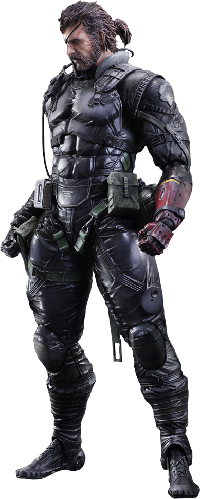 Metal Gear Solid Collectible Figure Venom Snake Sneaking - Metal Gear Solid V - Venom Snake (sneaking) Play Arts (389x970), Png Download