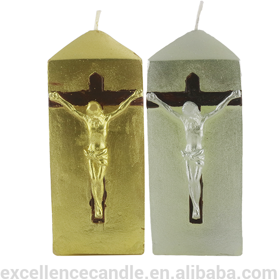 Jesus Cross Shaped Designer Decorative Candles Cross - Christian Cross (750x750), Png Download