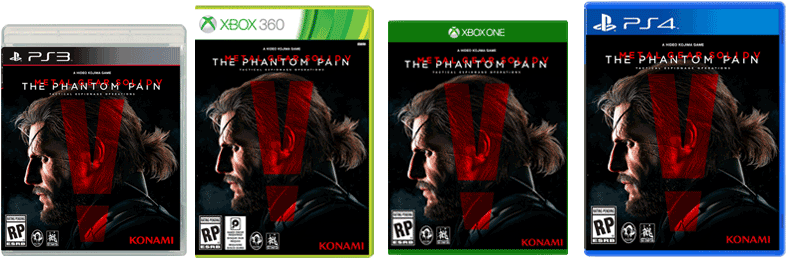 Mgsv Regular Edition - Xbox 360 - Metal Gear Solid V: Phantom Pain (800x288), Png Download
