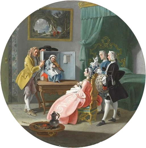 Falciatore Concert Of A Dwarf - Painting (514x519), Png Download