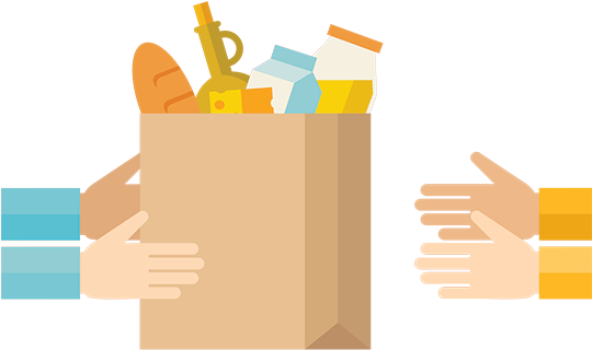 Same-day Home Delivery - Supermarket Home Delivery Png (1440x325), Png Download