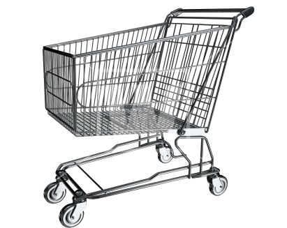 Grocery Cart - Shopping Cart Transparent Background (550x366), Png Download