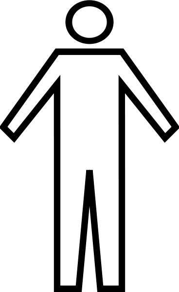 Generic Man Clipart Png (368x600), Png Download