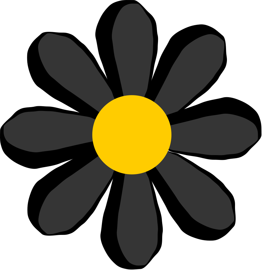 Simple Clip Art Flower (777x800), Png Download