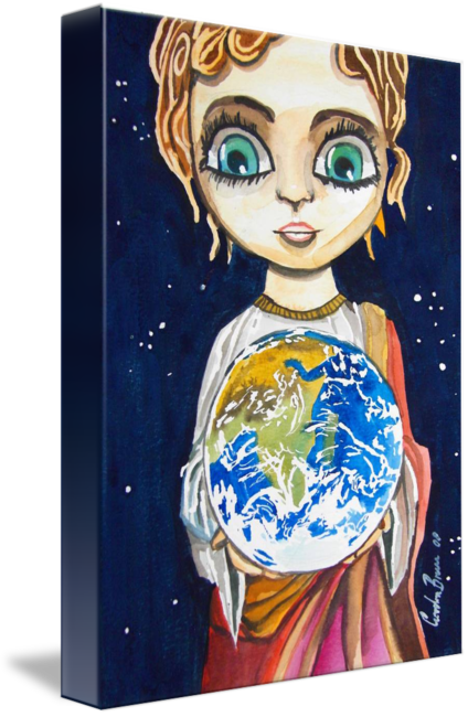 Child Jesus Watercolor Painting Gordon Bruce By Gordon - Illustration (424x650), Png Download