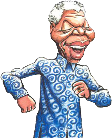 African People Clipart - Nelson Mandela Clip Art (500x500), Png Download