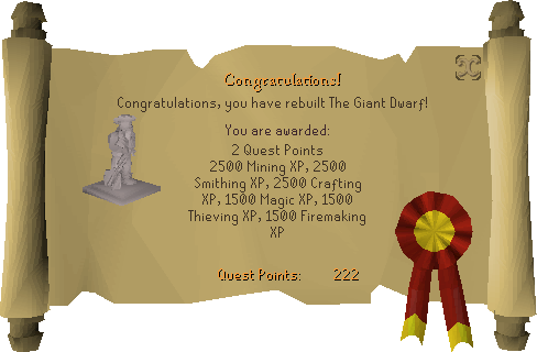 The Giant Dwarf Reward Scroll - Demon Slayer Osrs (488x320), Png Download
