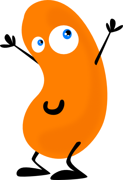 Bean People Clipart - Bean Clip Art (408x593), Png Download