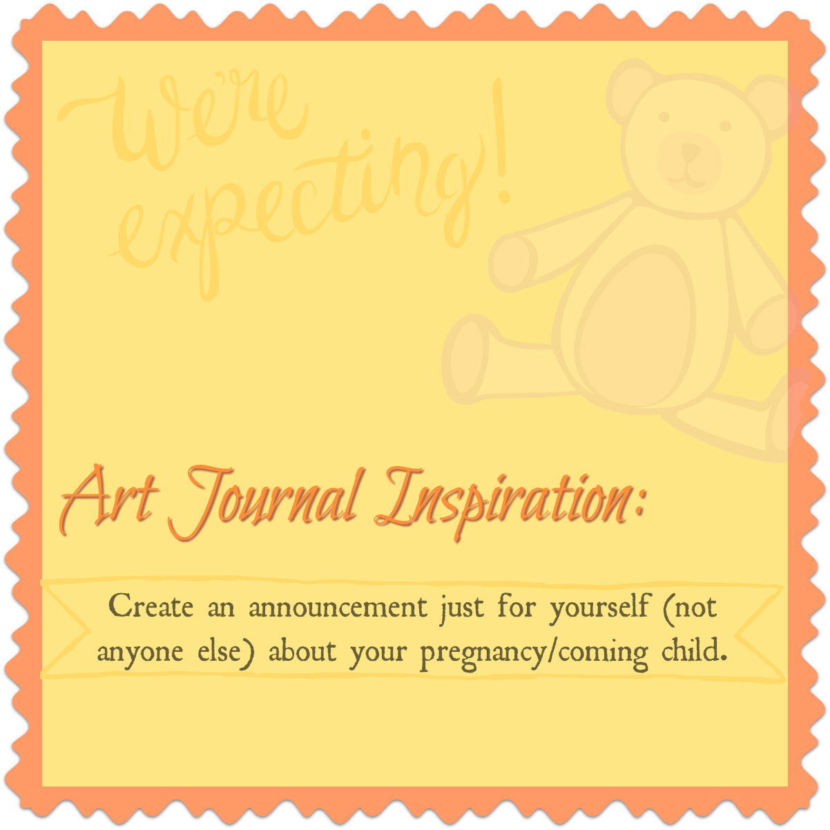 Pregnancy Announcement (1000x1000), Png Download