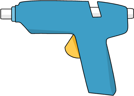 Glue Gun Clip Art (469x334), Png Download