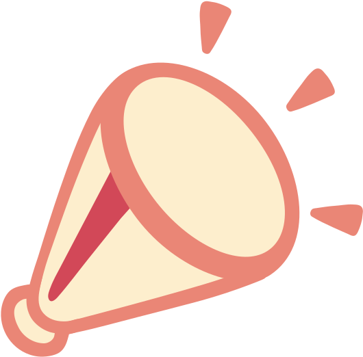 Cheering Megaphone Madewithkwippe Kwippe Is An Awesome - Cheer Emoji Png (533x533), Png Download