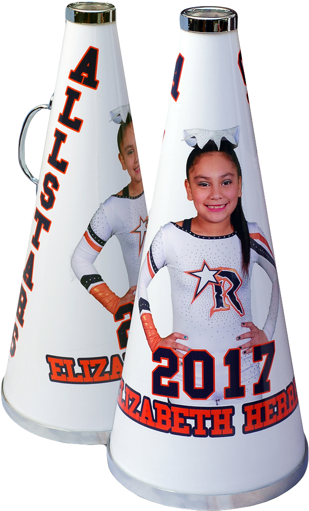 Cheer Megaphone - Cheerleading (800x1203), Png Download