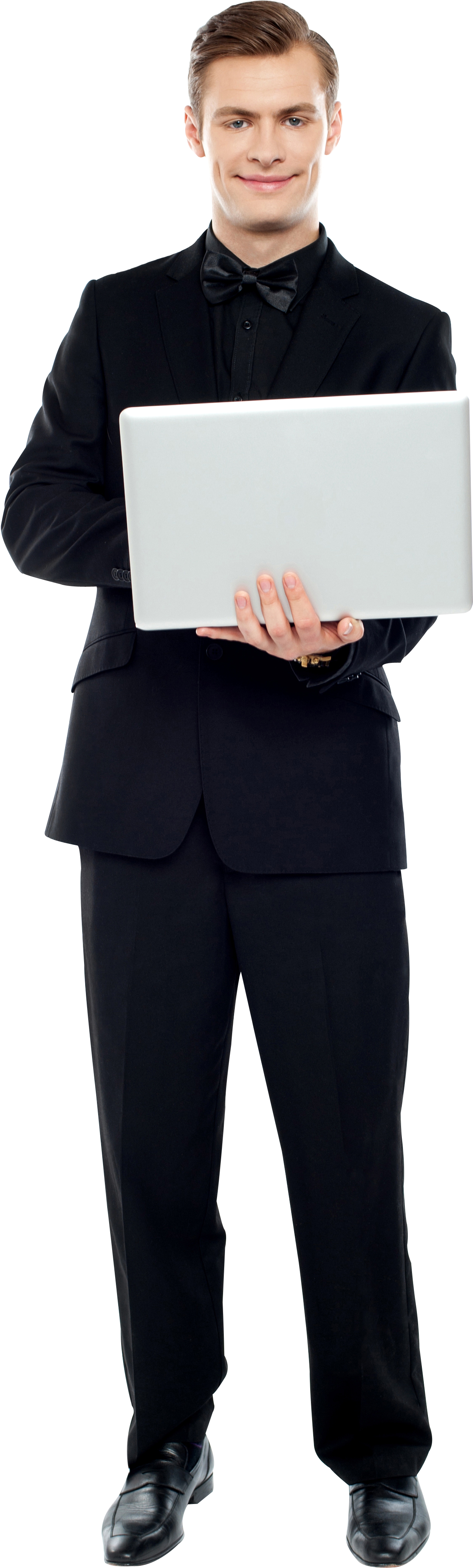 Men With Laptop Free Commercial Use Png Image - Laptop (2832x4760), Png Download