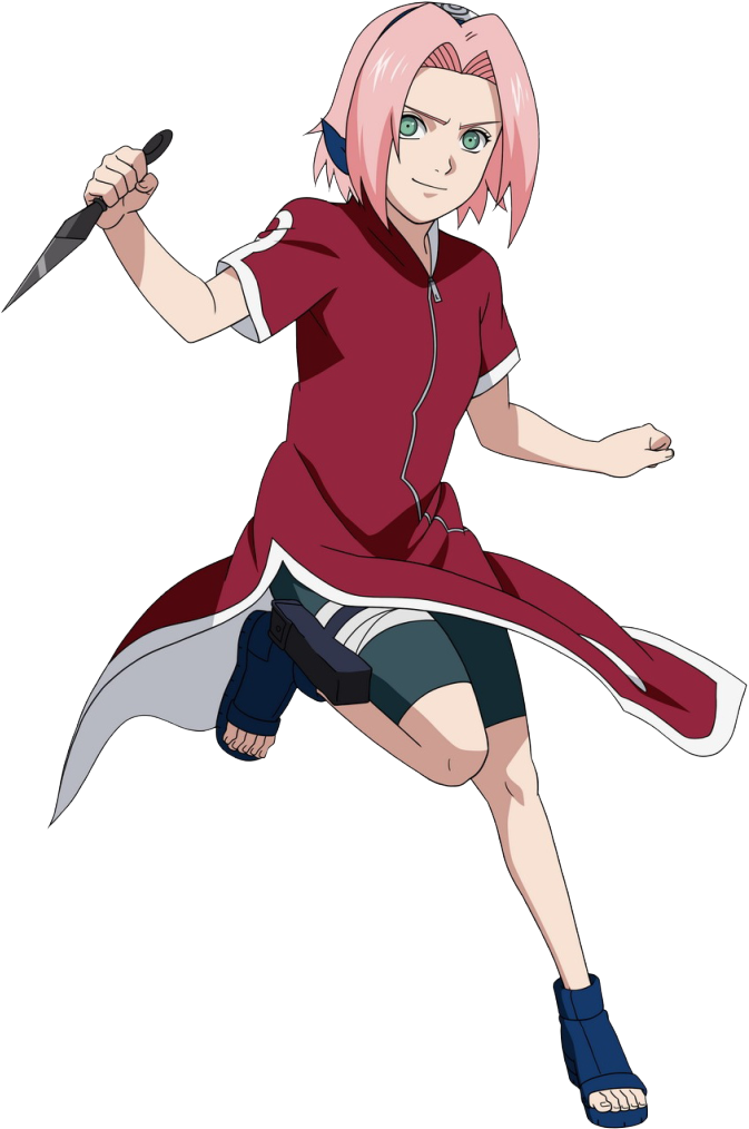 Sakura Part I Full Short Hair - Sakura Haruno Png (679x1023), Png Download