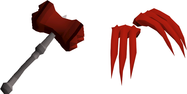 Last Man Standing & Qol - Runescape Claws (650x323), Png Download