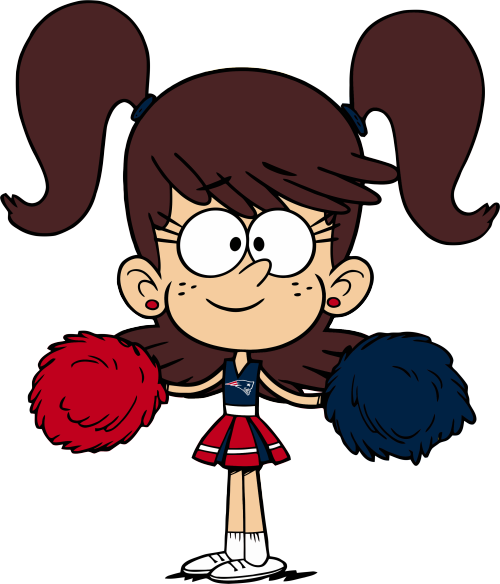 Cheerleader Clipart Megaphone - Bienvenue Chez Les Loud Luna (500x584), Png Download
