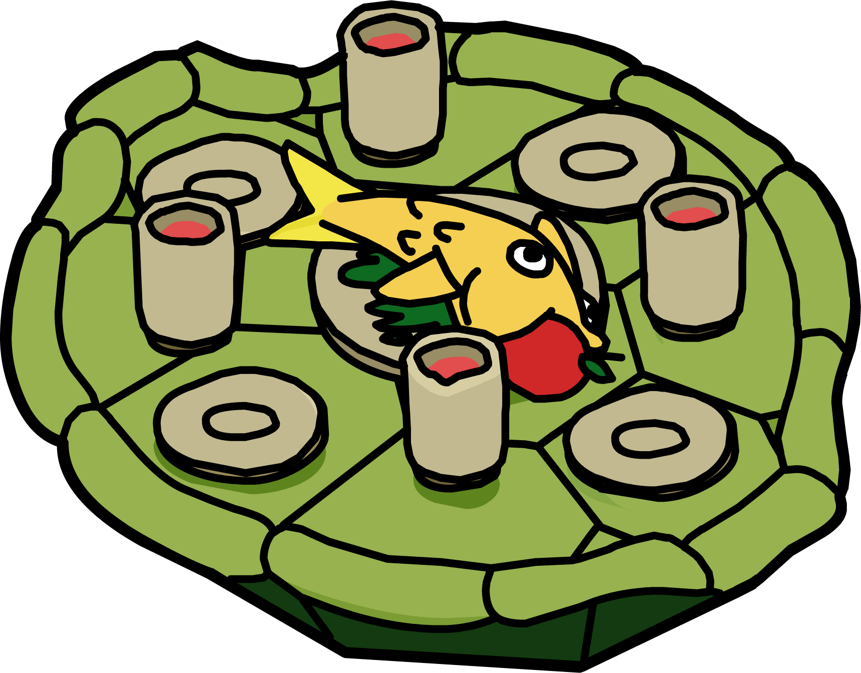 Dining Table Clipart Mesa - Club Penguin Mesa (1720x1344), Png Download