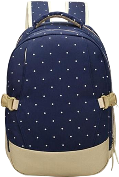 Baby White Dots Diaper Bag - Backpack (600x600), Png Download