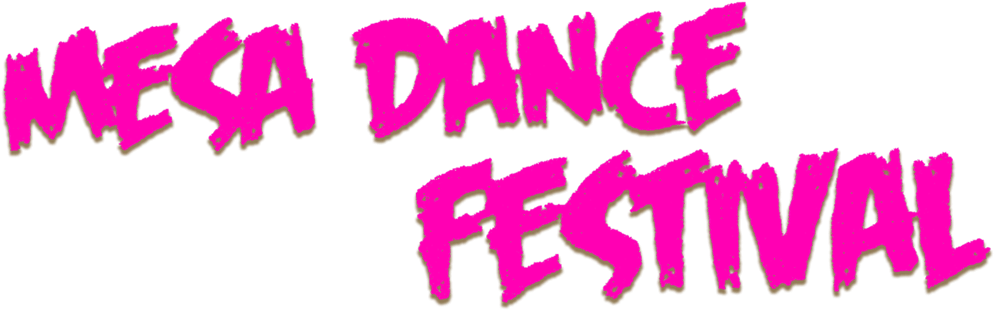 Mesadancefestivalpink - Art (1000x323), Png Download