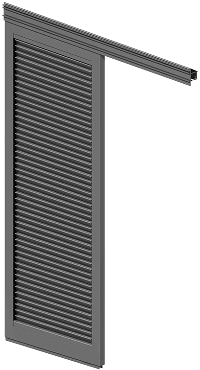 Effective Privacy And Solar Protection Shutter - Door (800x800), Png Download
