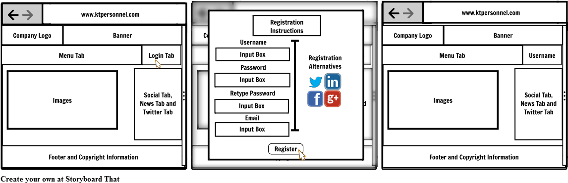 Storyboard Web Application (1164x385), Png Download