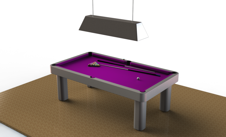Load In 3d Viewer Uploaded By Anonymous - Billiard Table (960x585), Png Download