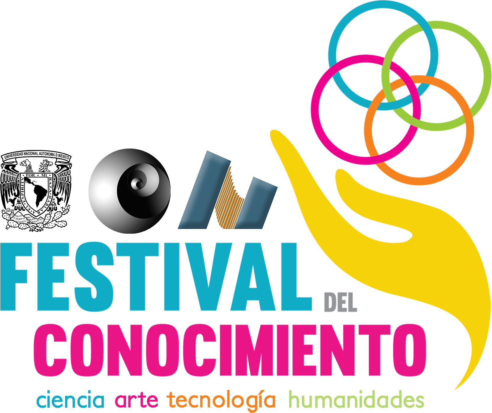 Festival Del Conocimiento Ciencia, Artes, Tecnología - Graphic Design (3565x2056), Png Download
