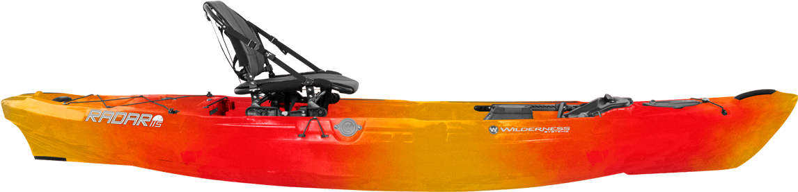Ws 16 17 Radar 115 Mango Side - Sea Kayak (1230x930), Png Download