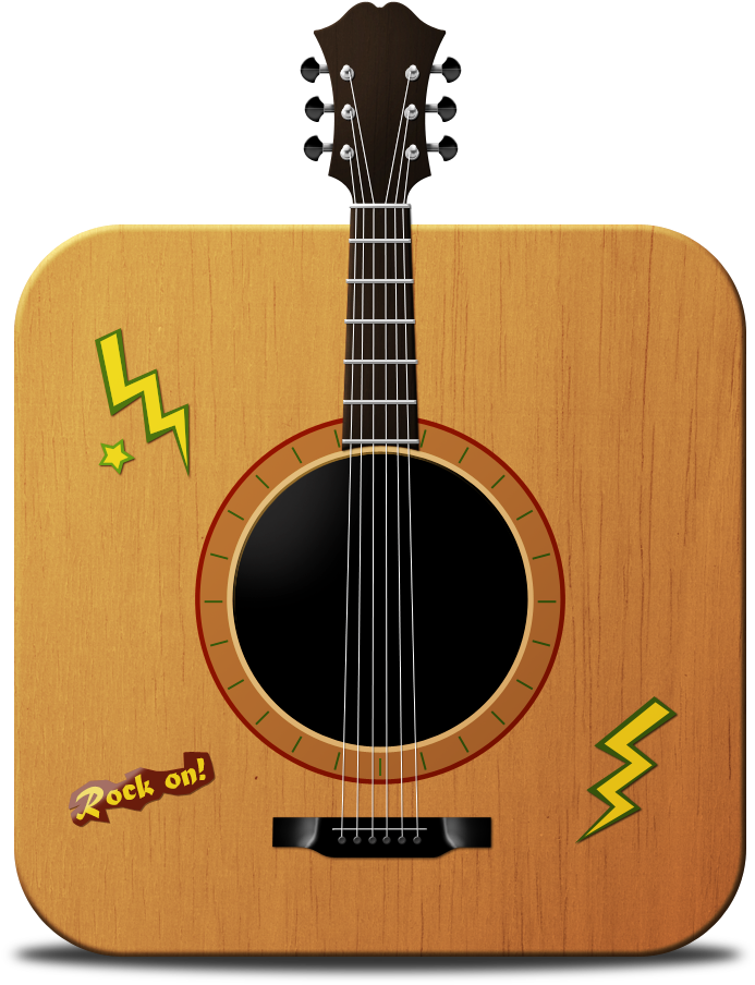 Guitar Icon - Guitar (1024x1024), Png Download