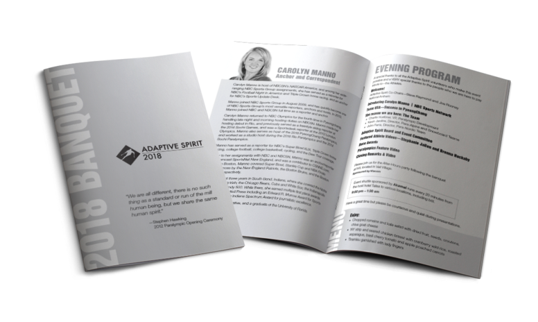 17 Ski 0345 Banquet Program Mockup Sm - Book (1000x466), Png Download