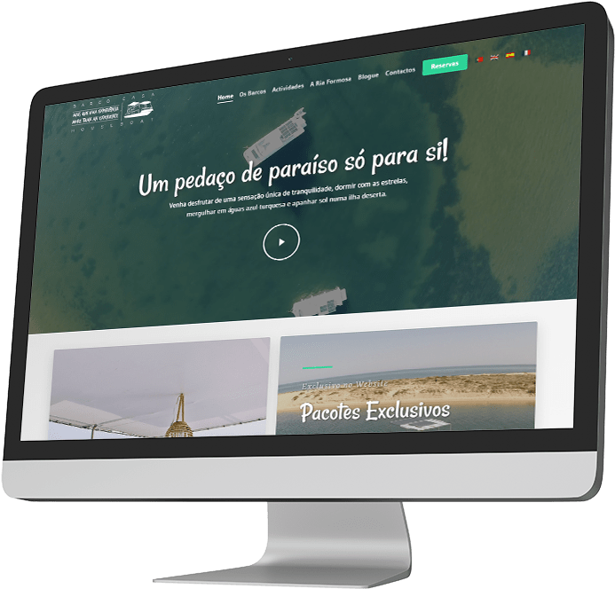 Barco Casa - Computer Monitor (1000x663), Png Download