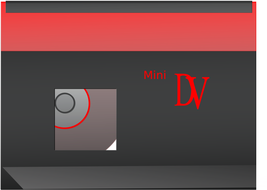 Vhs Digital Video Videotape Dv - Minidv Png (970x750), Png Download