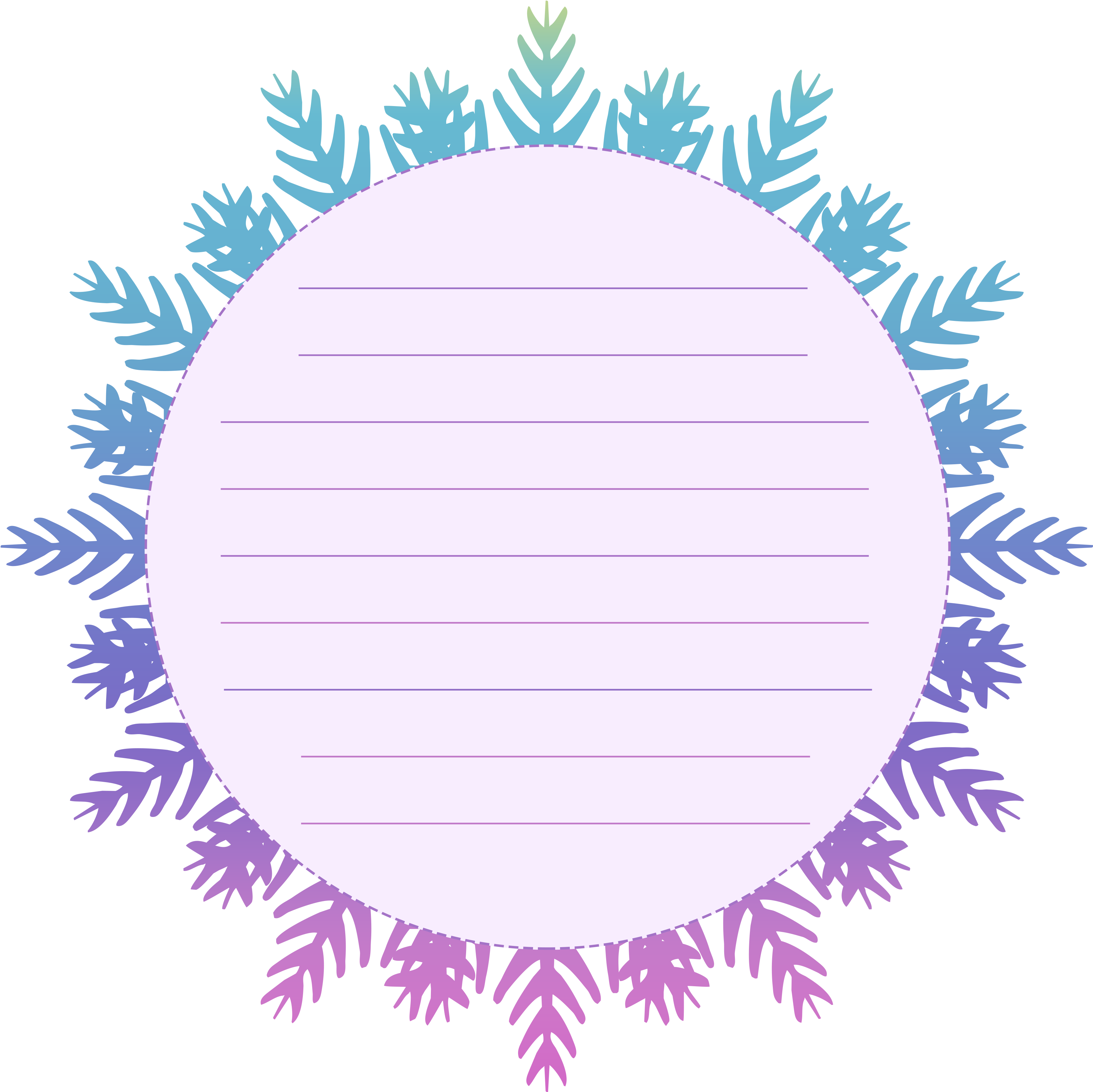 Border Box Text Element Png And Psd - Circle (4000x4000), Png Download