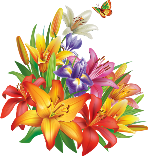 Picture Library Fleurs Flores Flowers Bloemen Png Dekopaj - Blahoželanie K Meninám Dagmar (600x632), Png Download