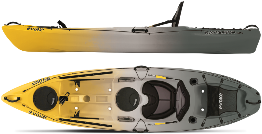 Evoke Kayaks - Sea Kayak (887x500), Png Download