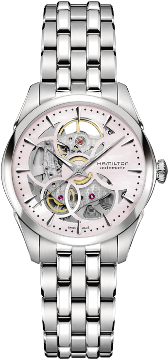 Viewmatic Skeleton Lady Auto - Hamilton Jazzmaster Skeleton Lady (500x762), Png Download