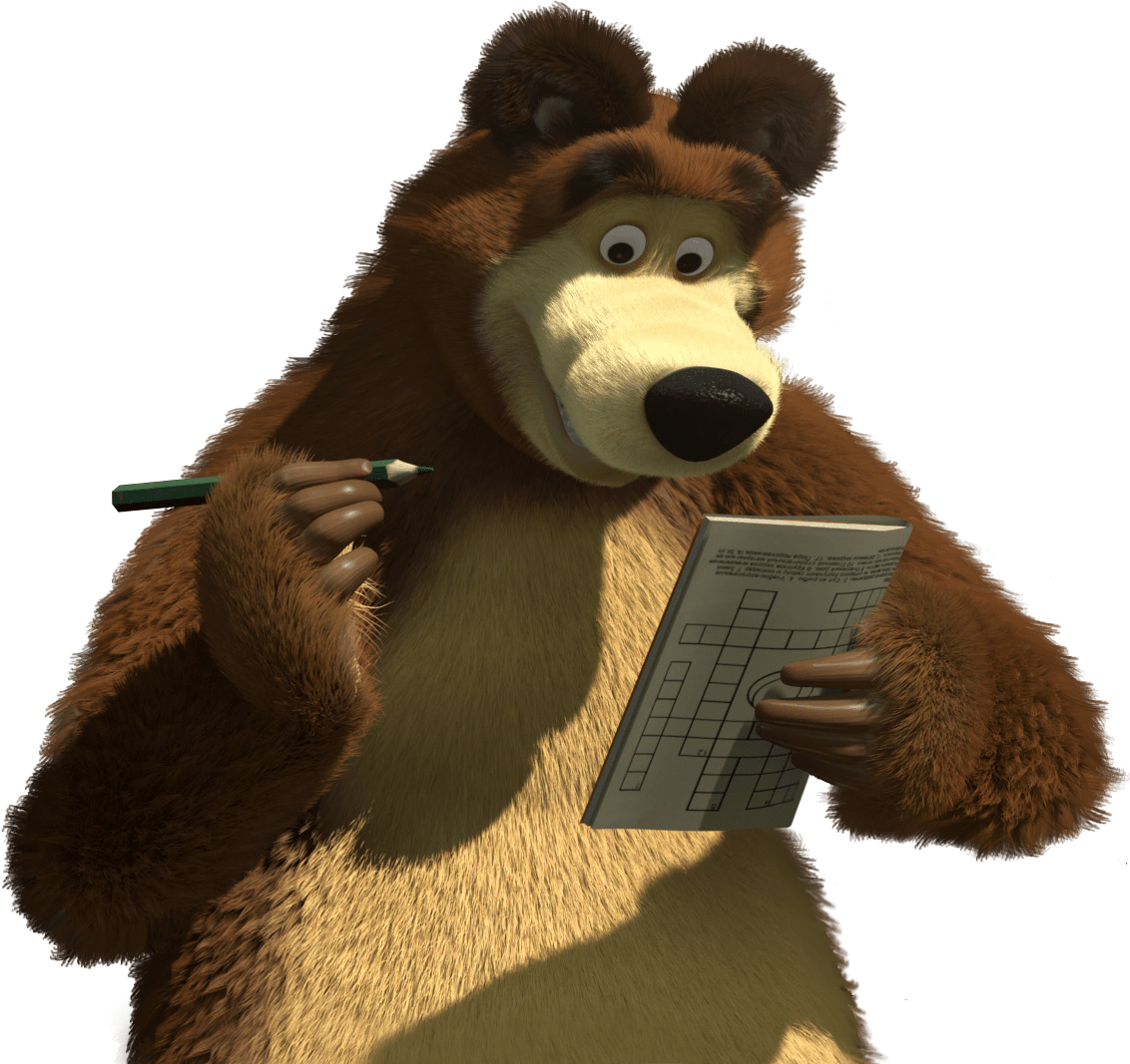 Masha And Bear Transparent Clip Cartoon - Клипарт Маша И Медведь На Прозрачном Фоне Пнг (1132x1067), Png Download