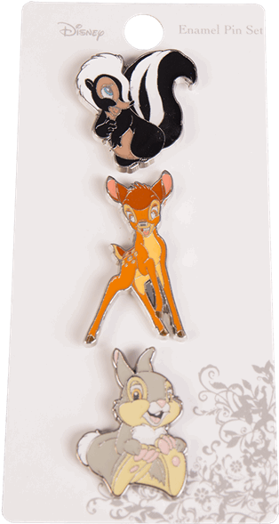 3 Piece Loungefly Enamel Pin Set - Cartoon (600x600), Png Download